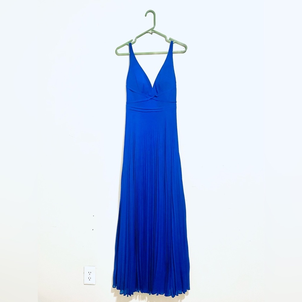 Laundry By Shelli Segal Royal Blue Maxi Dress - Picture 2 of 8